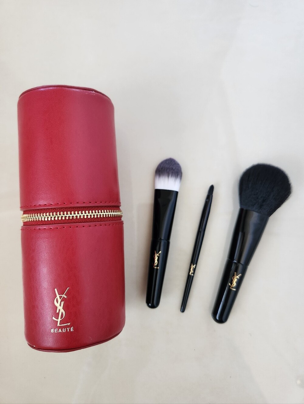 YSL Beauty Red Cosmetic Accesories Case